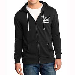 Yamaha snowmobile accessories & apparel 509 badge zip hooded sweatshirt