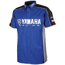 Yamaha snowmobile accessories & apparel yamaha racing button-down pit shirt