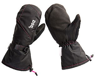 Yamaha snowmobile accessories & apparel womens divas snowgear craze mittens