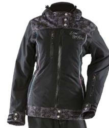 Yamaha snowmobile accessories & apparel womens divas snowgear lace collection jacket