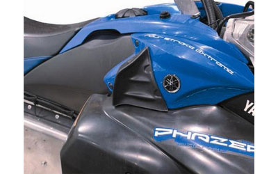 Yamaha snowmobile accessories & apparel phazer side body deflectors