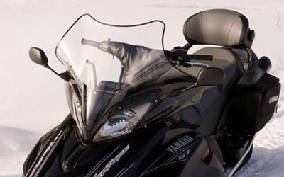 Yamaha snowmobile accessories & apparel rs venture low profile windshield