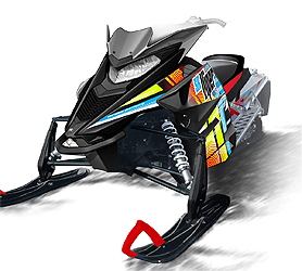 Yamaha snowmobile accessories & apparel sr viper graphic wraps