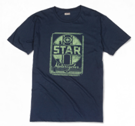 Yamaha star accessories & apparel mens star navy tee