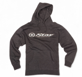 Yamaha star accessories & apparel mens star stacked logo hooded sweatshirt