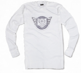 Yamaha star accessories & apparel mens star winged thermal tee