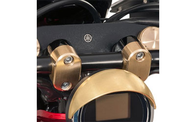 Yamaha star accessories & apparel brass handlebar clamps