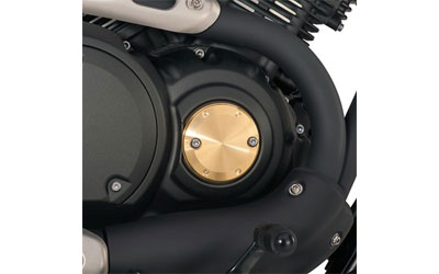 Yamaha star accessories & apparel brass right side engine cover