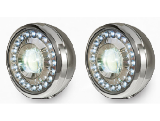 Yamaha star accessories & apparel led chrome passing lamps