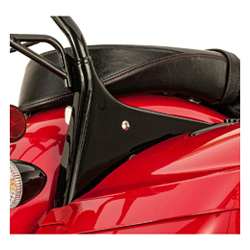 Yamaha star accessories & apparel quick-release passenger backrest