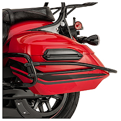 Yamaha star accessories & apparel side bag trim rails