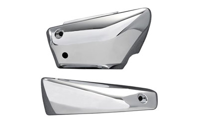 Yamaha star accessories & apparel chrome battery side covers