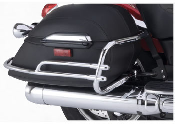 Yamaha star accessories & apparel saddlebag trim rails and guards