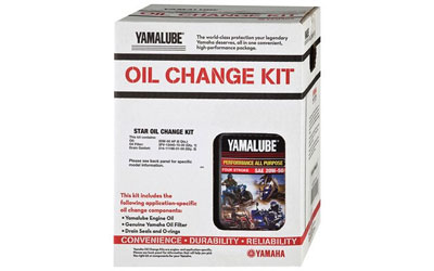 Yamaha star accessories & apparel yamalube star motorcycle all-purpose oil change kit