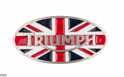 Oval union flag buckle