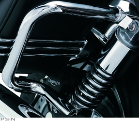 Rear dresser bars - chrome