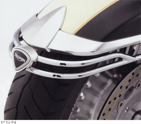 Front fender rail - chrome