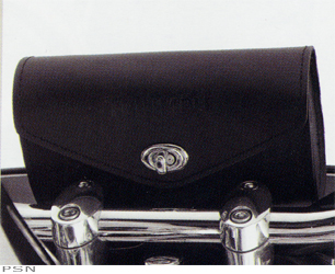 Leather windscreen bag - plain