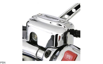 Master cylinder cover - chrome