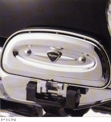 Passenger footboard covers - chrome