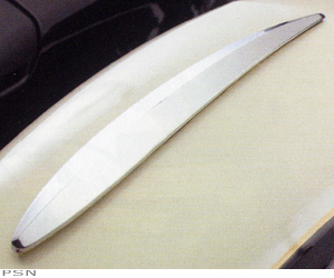 Rear fender trim, blade - chrome