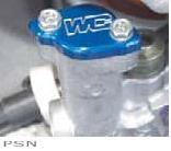 Works connection rear billet brake covers
