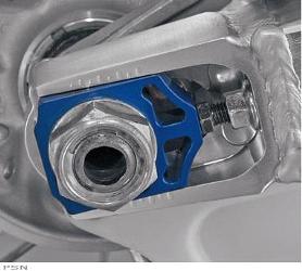 Works connection axle blocks