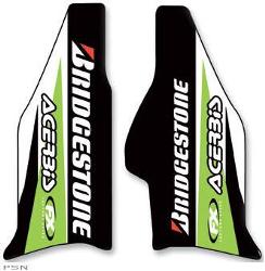 Factory effex sponsor logo lower fork guard graphics