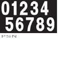 Factory effex pro numbers