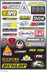 Factory effex® sponsor sticker kits