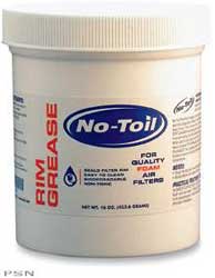 No-toil filter rim grease