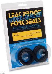 Leak proof fork seals and wiper seals