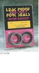 Leak proof fork seals and wiper seals