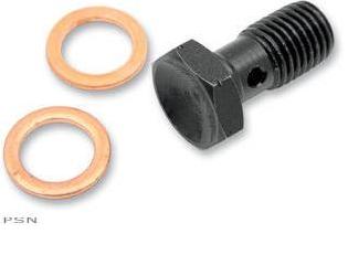 Drag specialties custom builder’s microbraid brake line and fittings