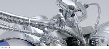 Baron cable, hose and  wire chrome dress-up kit