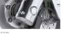 Show chrome billet front axle caps and plug