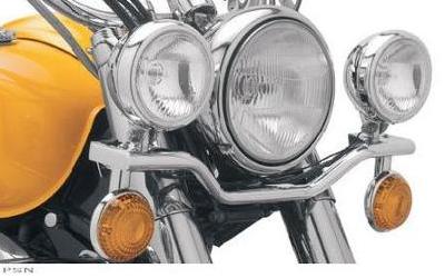 Cobra steel lightbars with spotlights