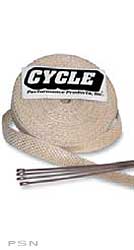 Cycle performance exhaust pipe wrap