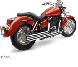 Hard-krome complete exhaust systems for honda