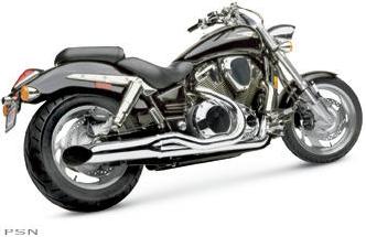 Hard-krome complete exhaust systems for honda