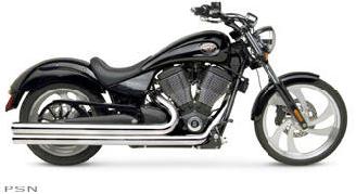 Hard-krome complete exhaust systems for polaris / victory