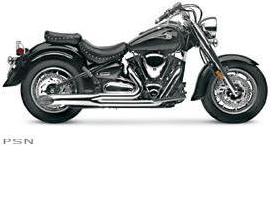 Hard-krome complete exhaust systems for yamaha