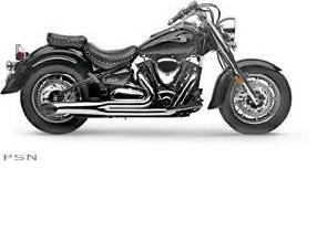 Hard-krome complete exhaust systems for yamaha