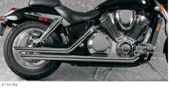 M.a.c. 2 1/4” slash-back staggered drag pipes