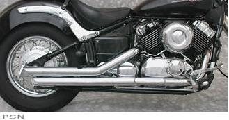 M.a.c. 2 1/4” slash-back staggered drag pipes