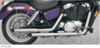 M.a.c. slash-cut staggered 2-into-2 exhaust systems