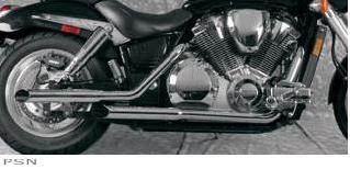 M.a.c. slash-cut staggered 2-into-2 exhaust systems