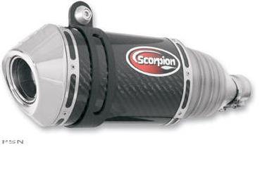 Scorpion street extreme and carbon street extreme mufflers