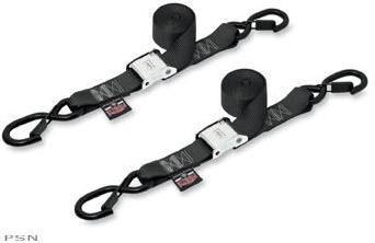 Powertye® 1 1/2” cam-buckle with safety latch hooks