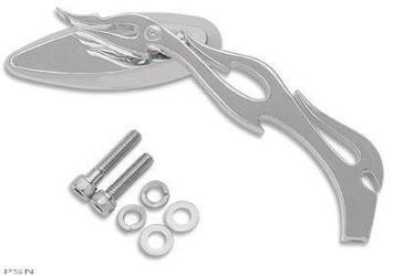 Drag specialties mirrors with  sculptured stems